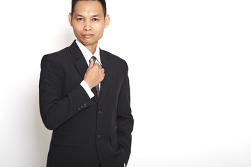 Asian young business man