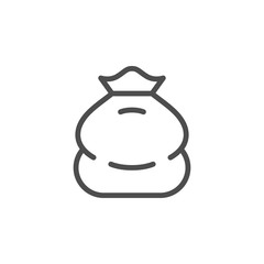 Sack line icon