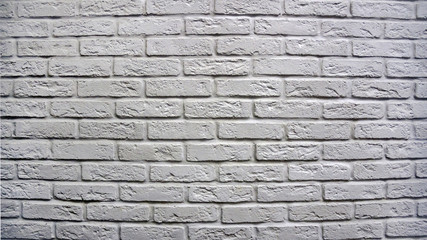 White brick wall.