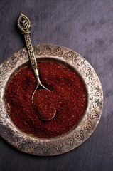 Traditional oriental spice sumac