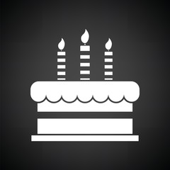 Party cake icon