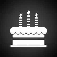 Party cake icon