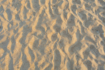 Sand on the sea beach