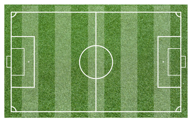 Grass of a soccer field. Football field or soccer field background. Green court for create game.