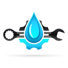 Wasserversorgung - Klempner Logo