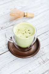 Matcha green tea latte