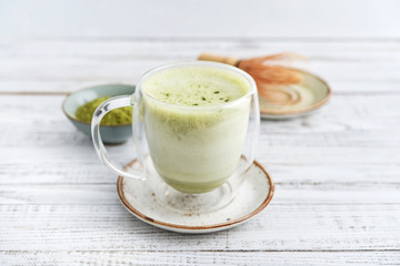 Matcha green tea latte