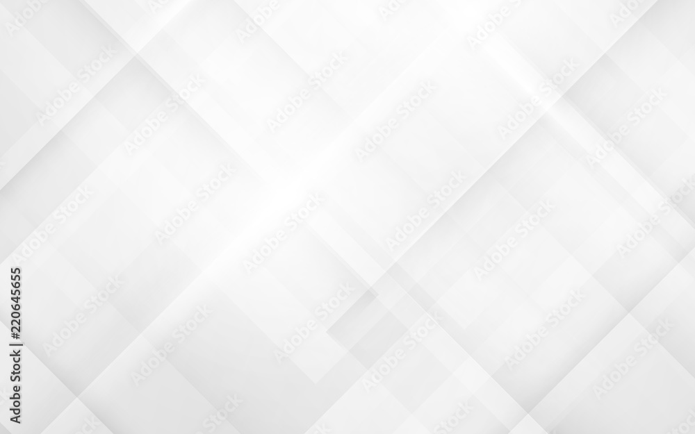 Poster abstract white square shape with futuristic concept background