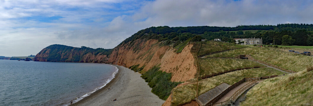 The Jurassic Coast, Sidmouth , Devon, UK