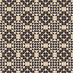 Ethnic boho seamless pattern. Traditional ornament. Geometric background. Tribal pattern. Folk motif. Textile rapport.