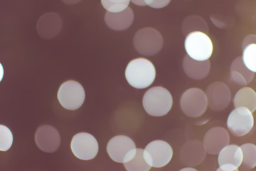 Vintage Color Bokeh Background. Defocused Abstract Soft Lights.
