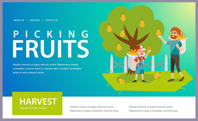 Gathering harvest flat poster