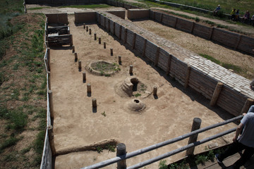 Obraz premium The fortified settlement of Arkaim