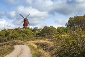Traditional windmill, Sweden