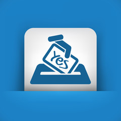 Vote concept icon