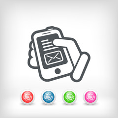 Smartphone e-mail icon