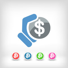 Money icon illustration
