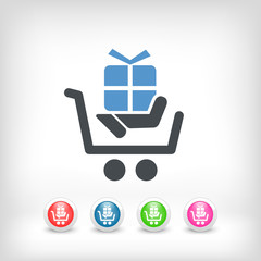 Cart store icon