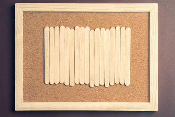 wood ice-cream stick.