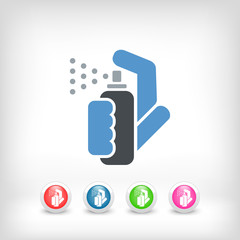 Fototapeta premium Spray icon