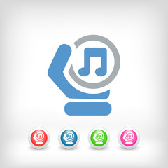 Musical note icon