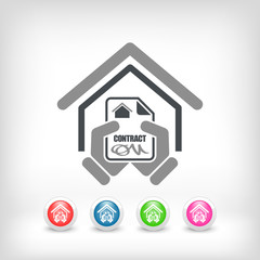 House contract icon