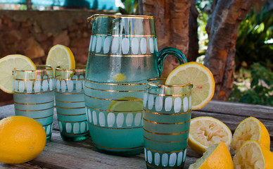 Limonada en el jardin