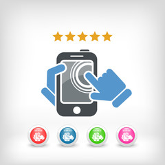 Smartphone icon. Top rated.