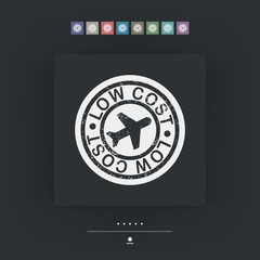 Lowcost airline icon