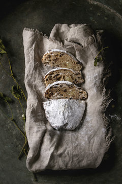 Christmas cake stollen