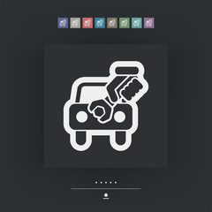 Car assistance icon
