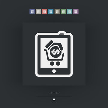 Tablet store icon