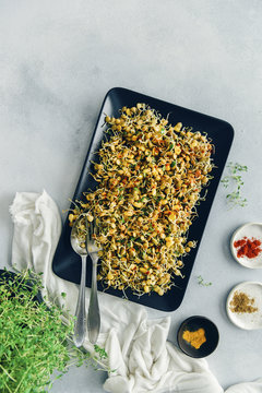 Sprouted Lentils
