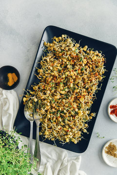 Sprouted Lentils