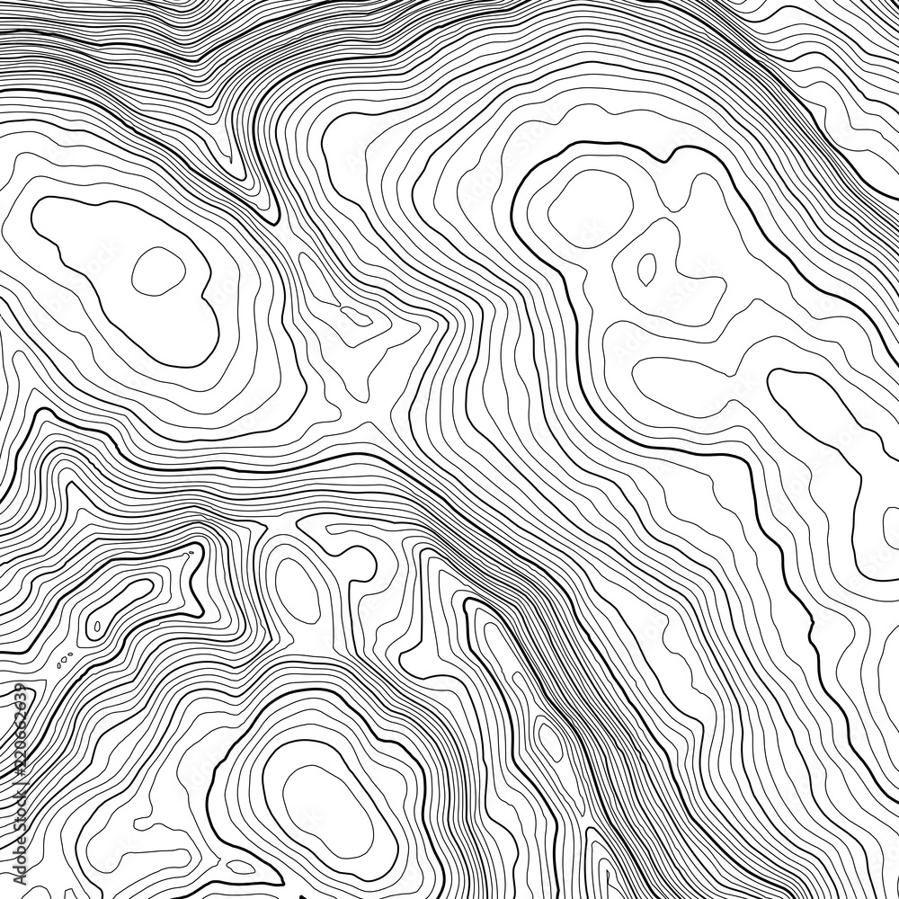 Poster vector contour topographic map background. topography and geography map grid abstract backdrop. busi