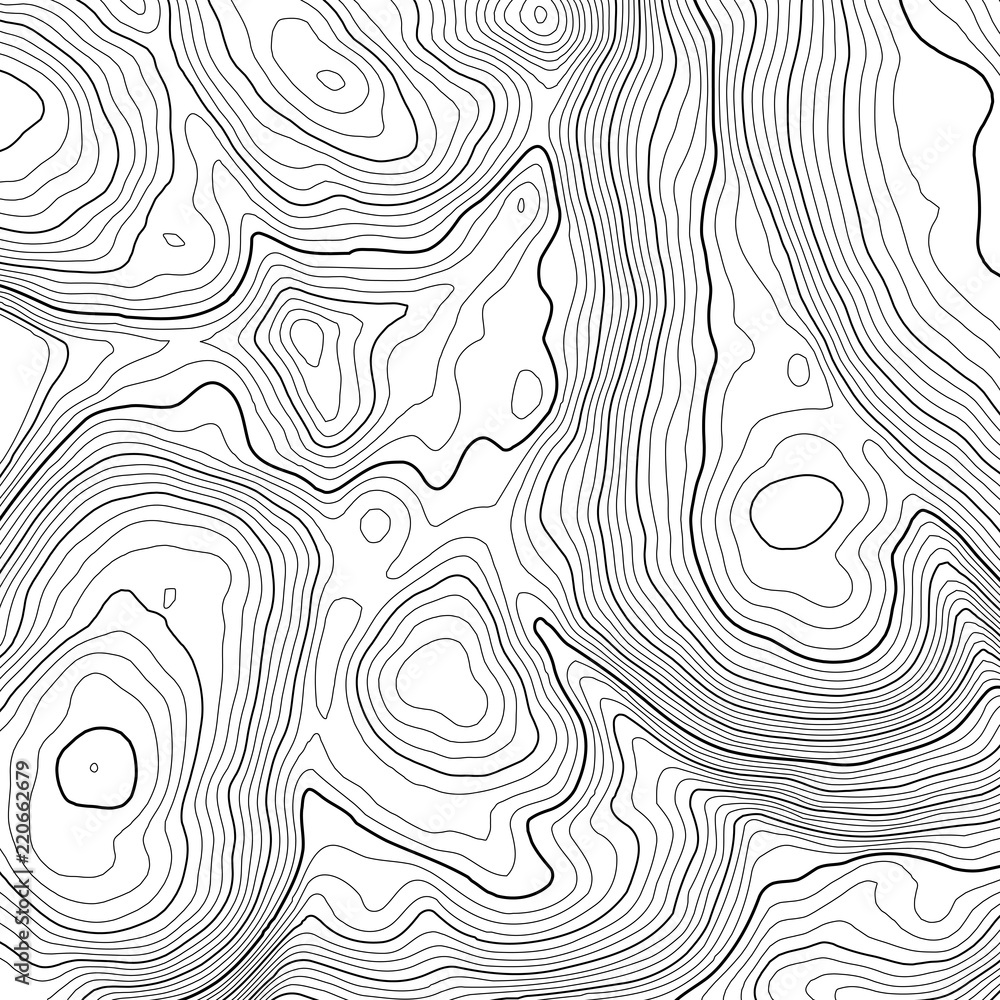 Poster vector contour topographic map background. topography and geography map grid abstract backdrop. busi