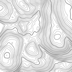 Vector contour topographic map background. Topography and geography map grid abstract backdrop. Business concept. Vector illustration