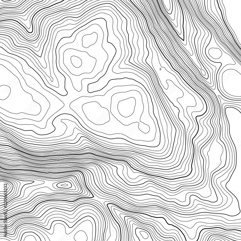 Poster vector contour topographic map background. topography and geography map grid abstract backdrop. busi