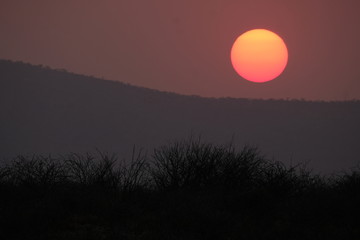 Red sun ,Namibia
