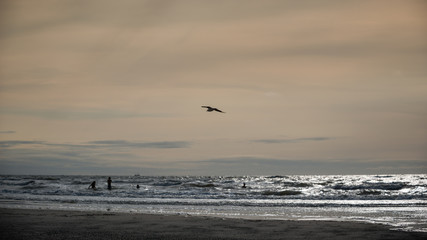 Sonnenuntergan St. Peter Ording, SPO