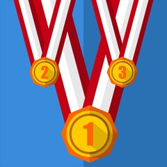 medal design with background