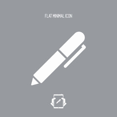 Pen - Flat vector icon