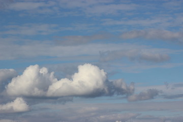 blue sky clouds