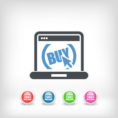 Buy button on website