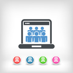 Social Network concept icon