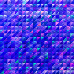 abstract vector stained-glass triangle mosaic background