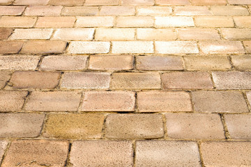 The texture of stone walls