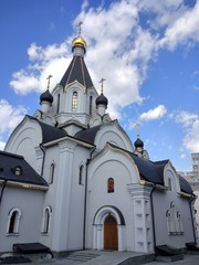 Moscow beautiful views in the spring of 2018