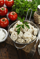 Dumplings in the pot