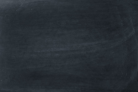 Blank blackboard background with chalk rubbed out